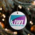 Kiwi International Air Lines Ceramic Ornament