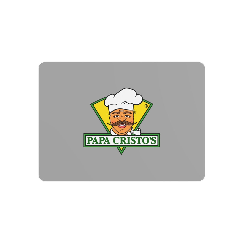 Papa Cristo's Metal Sign