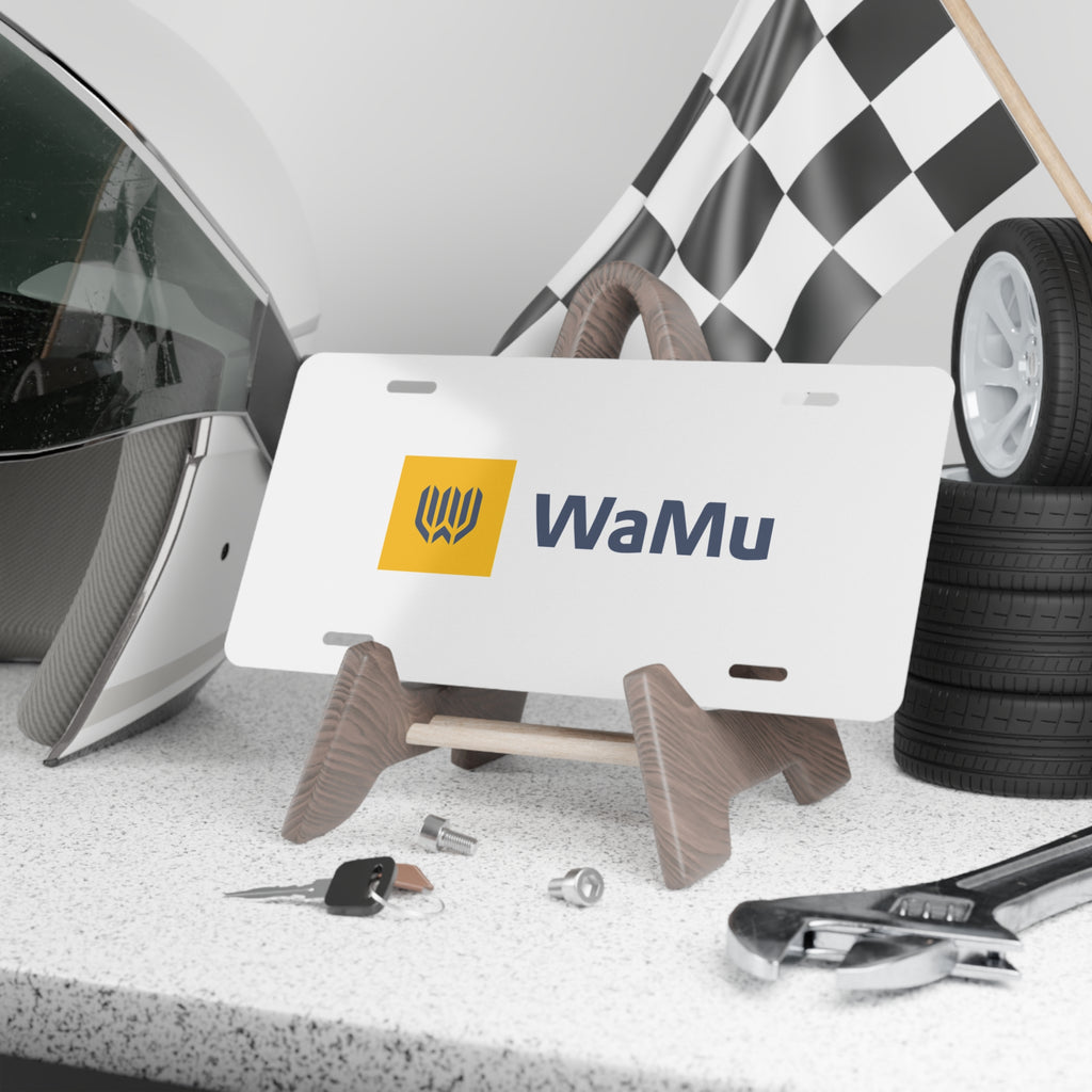 Washington Mutual (WaMu) Vanity License Plate