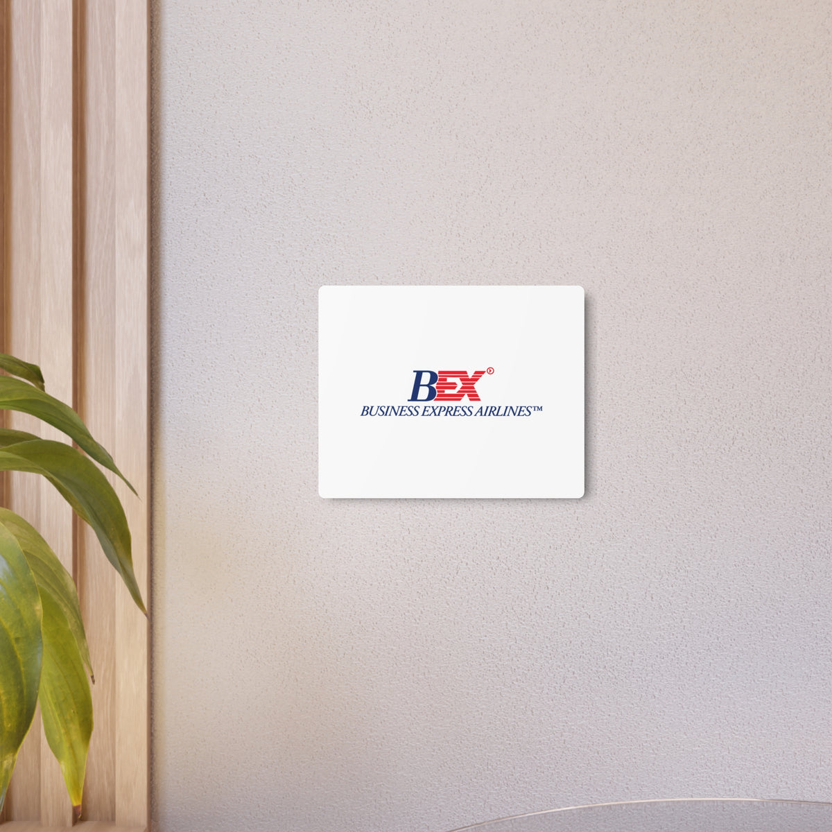 Business Express Airlines Metal Sign