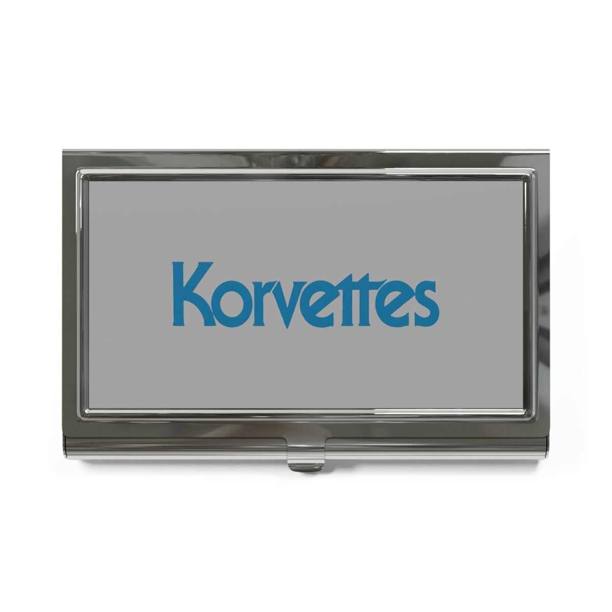 Korvette's Metal Business Card Holder