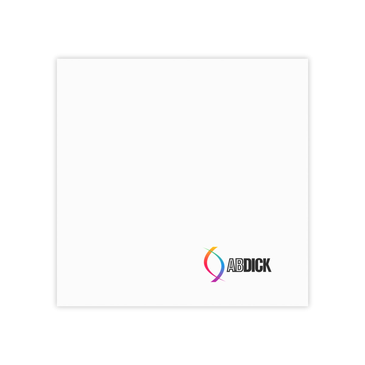 A. B. Dick Company Sticky Post-it Note Pad