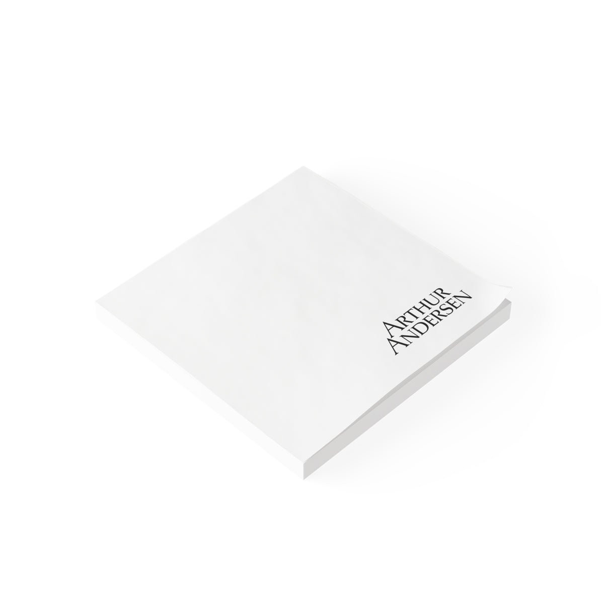 Arthur Andersen Sticky Post-it Note Pad