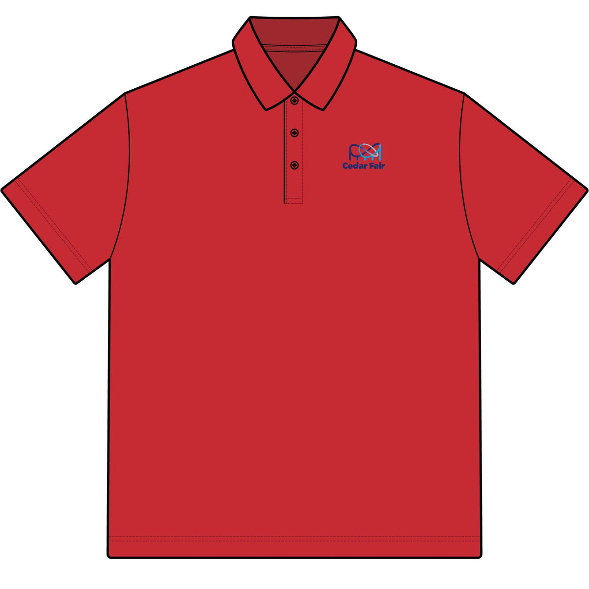 Cedar Fair Cotton Polo Shirt