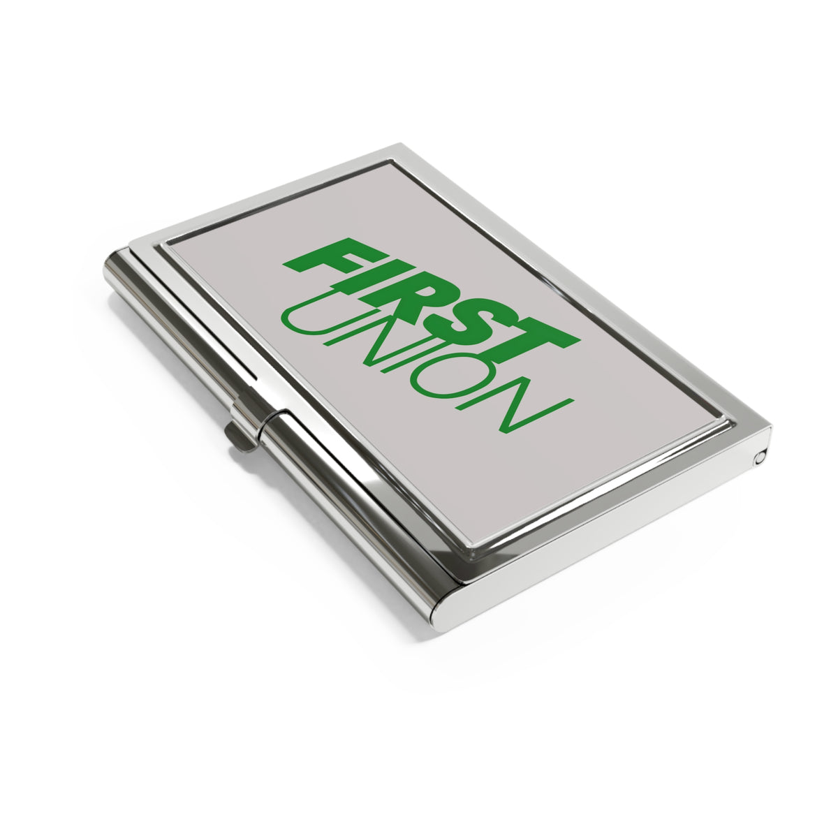 First Union Metal Business Card Holder