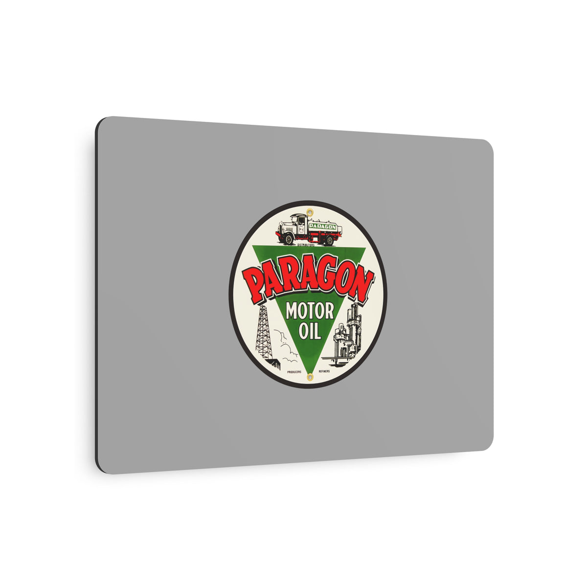 Paragon Oil Metal Sign