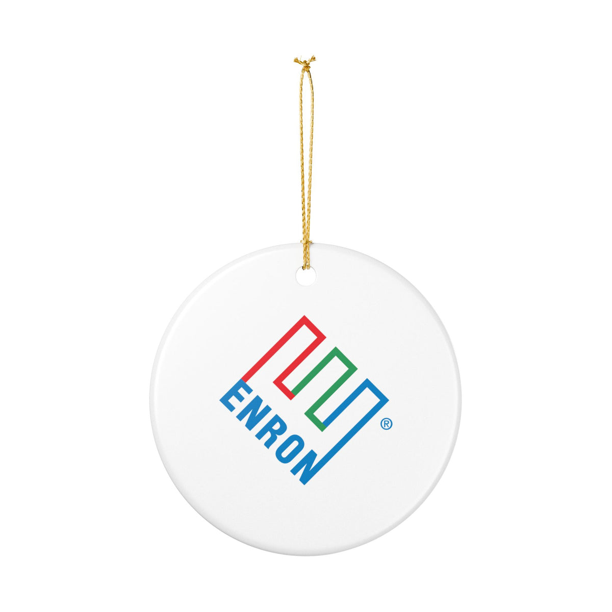 Enron Ceramic Ornament