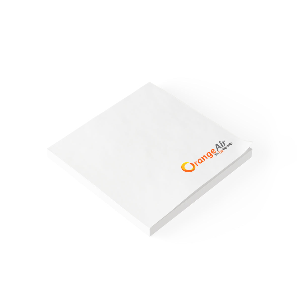 Orange Air Sticky Post-it Note Pad