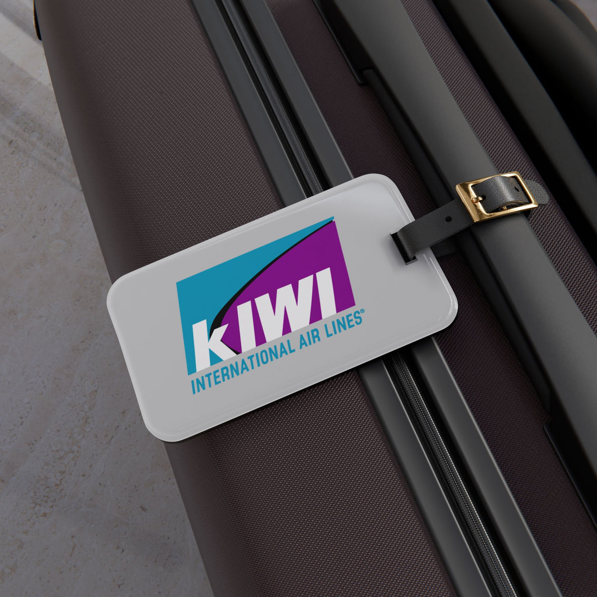 Kiwi International Air Lines Luggage Tag