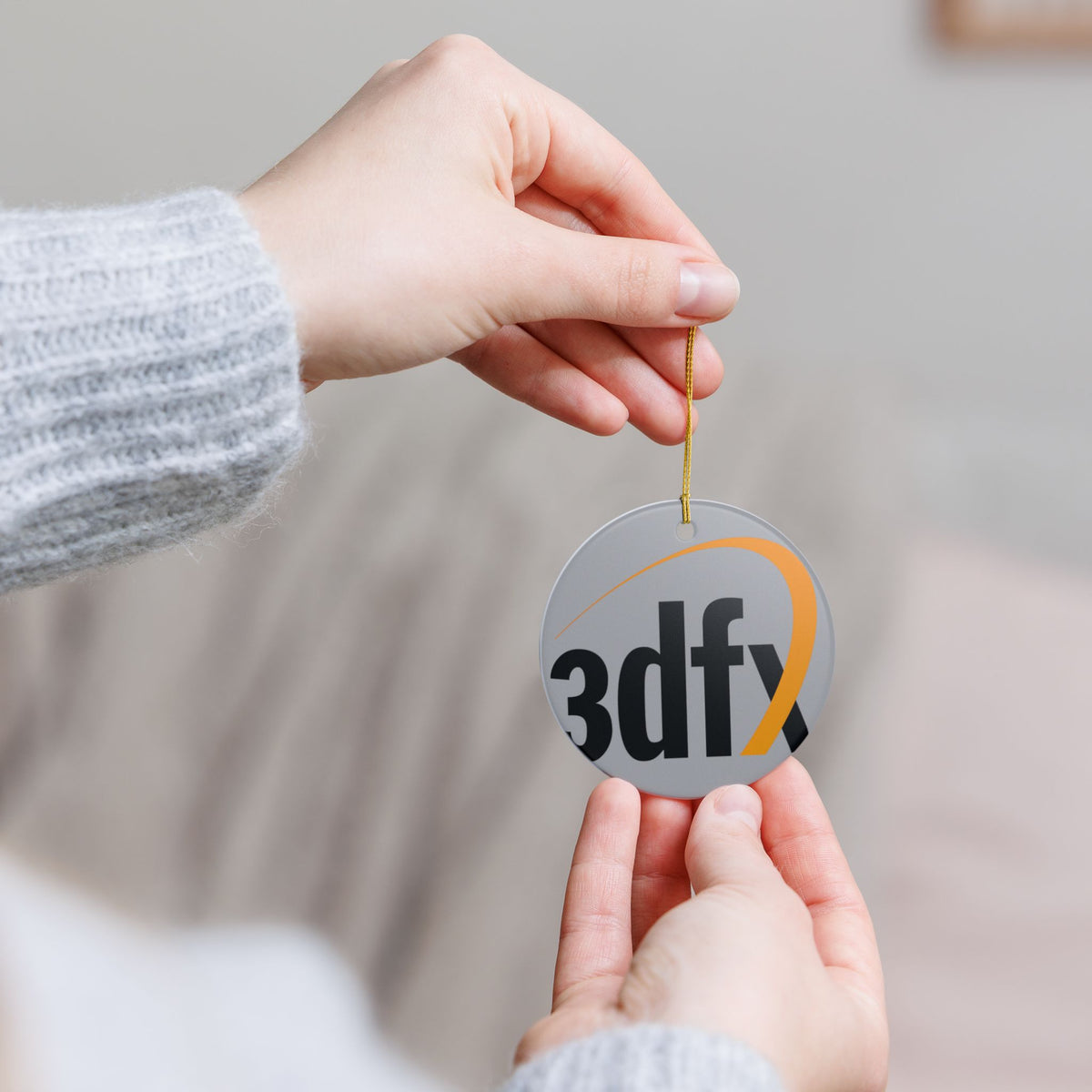 3dfx Interactive Ceramic Ornament