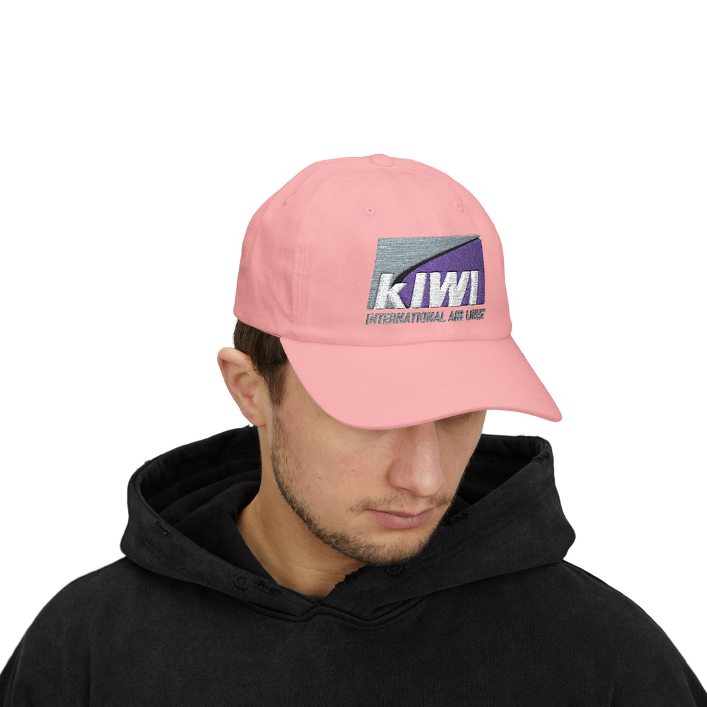 Kiwi International Air Lines Embroidered Dad Cap Hat