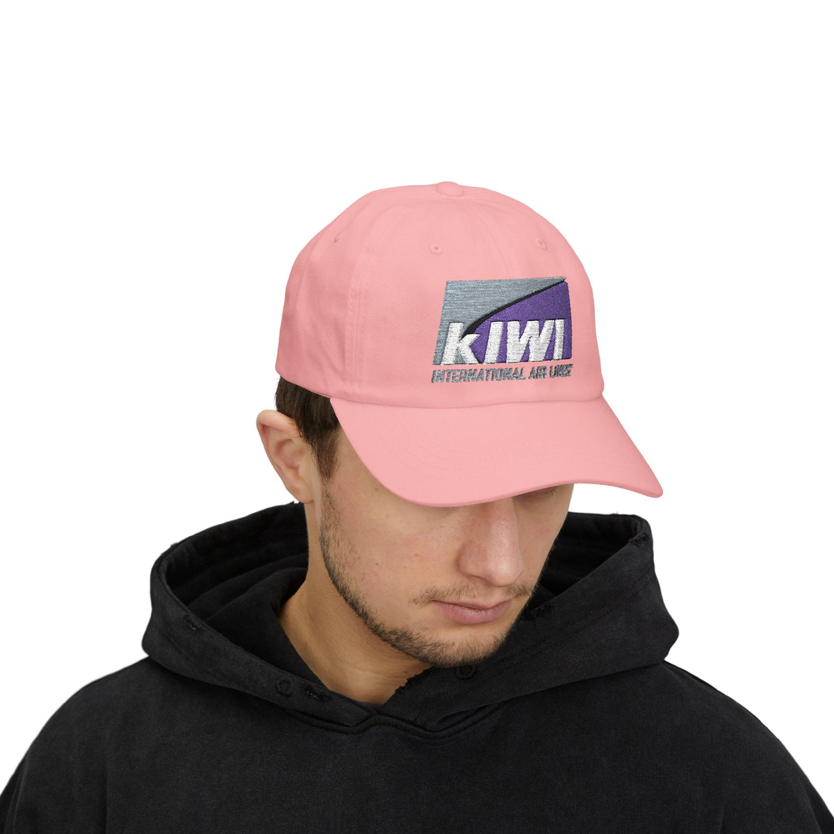 Kiwi International Air Lines Embroidered Dad Cap Hat