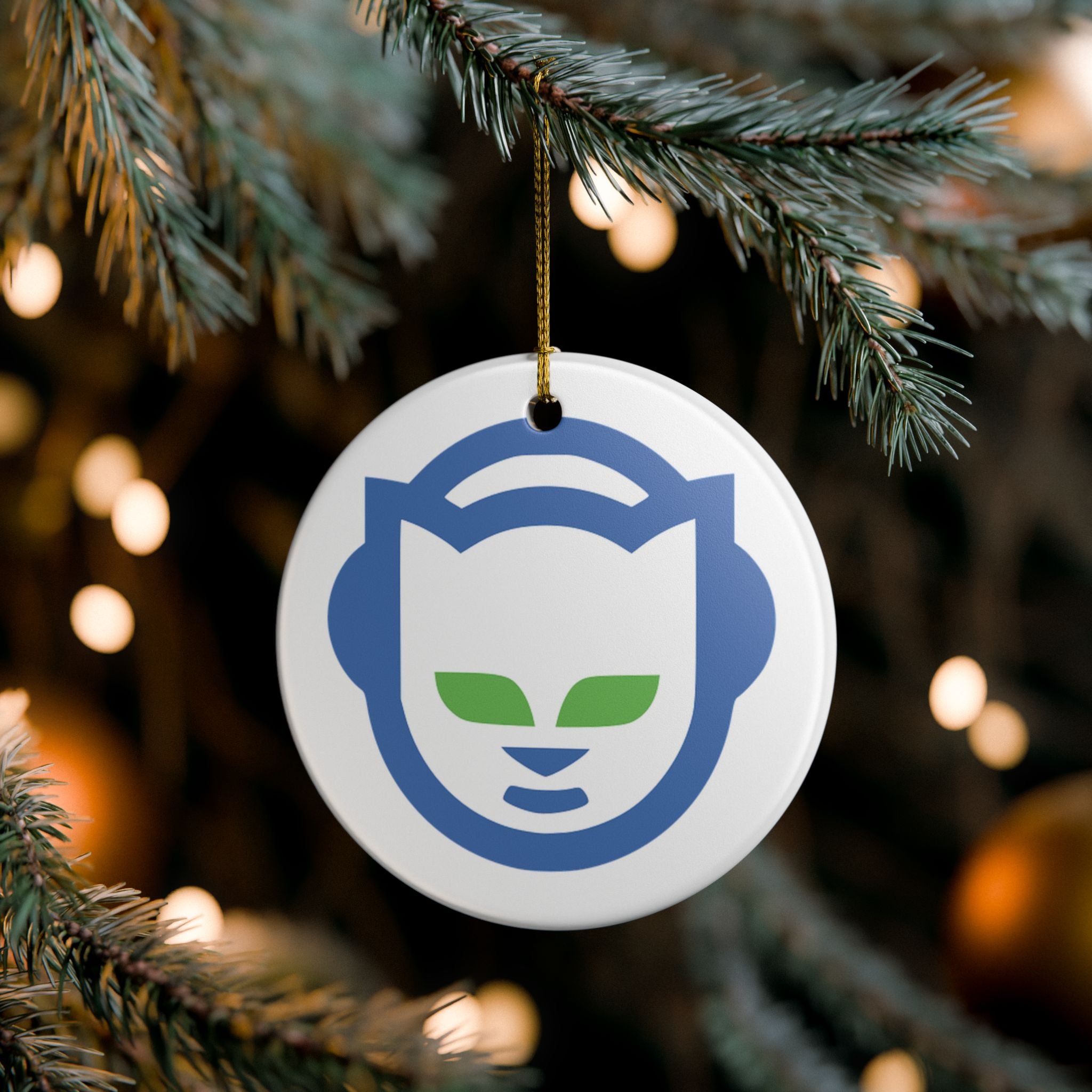 Napster Ceramic Ornament