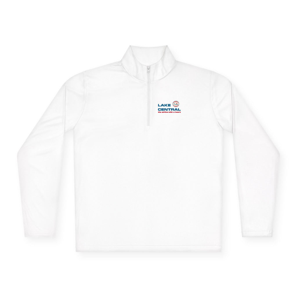 Lake Central Airlines Unisex Quarter Zip Pullover