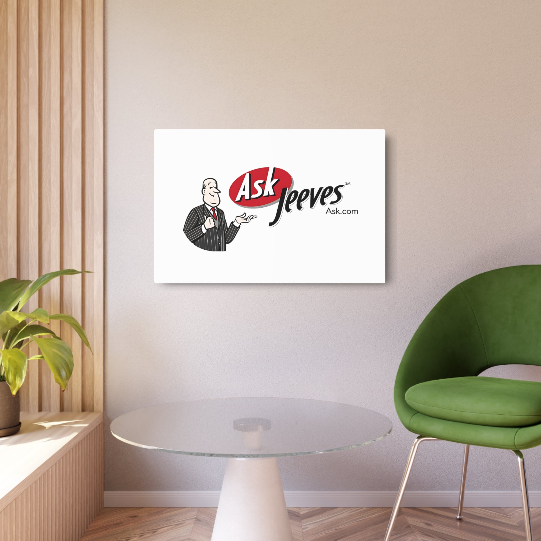 Ask Jeeves Metal Sign