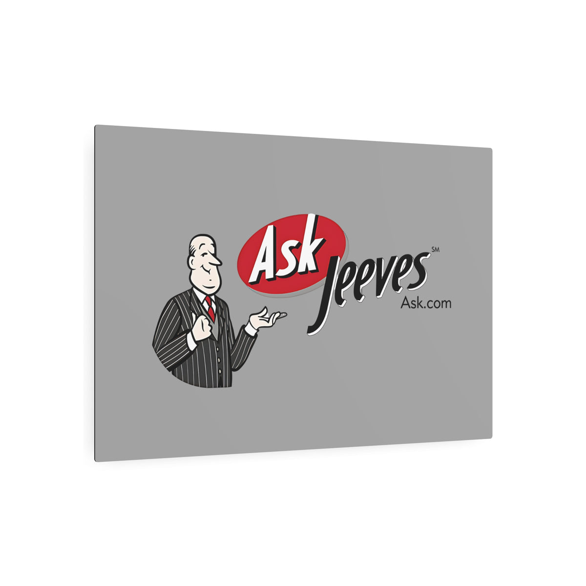 Ask Jeeves Metal Sign