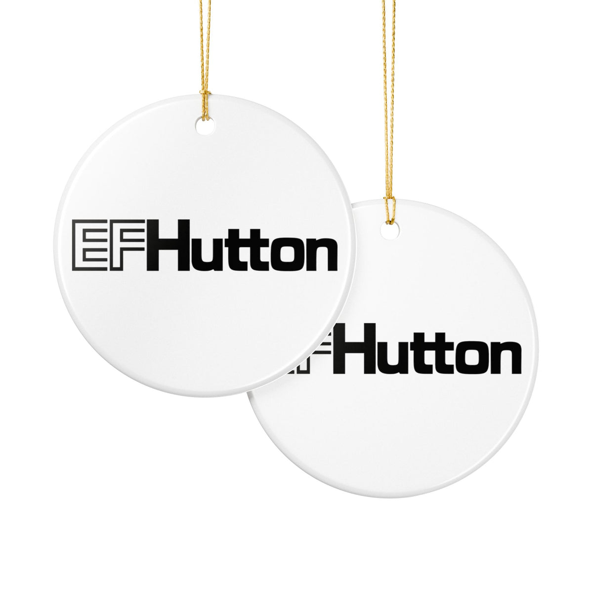 E. F. Hutton Ceramic Ornament