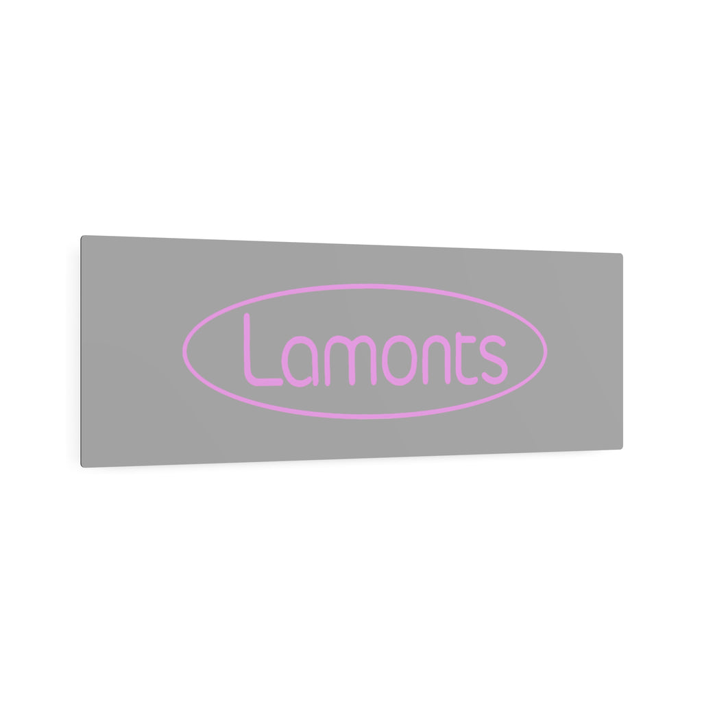 Lamonts Metal Sign