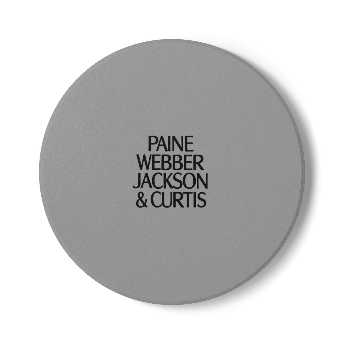 Paine Webber Jackson & Curtis Ceramic Coaster
