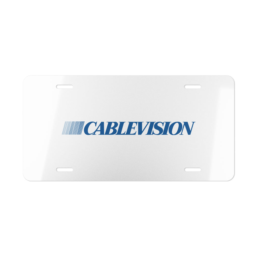 Cablevision Vanity License Plate