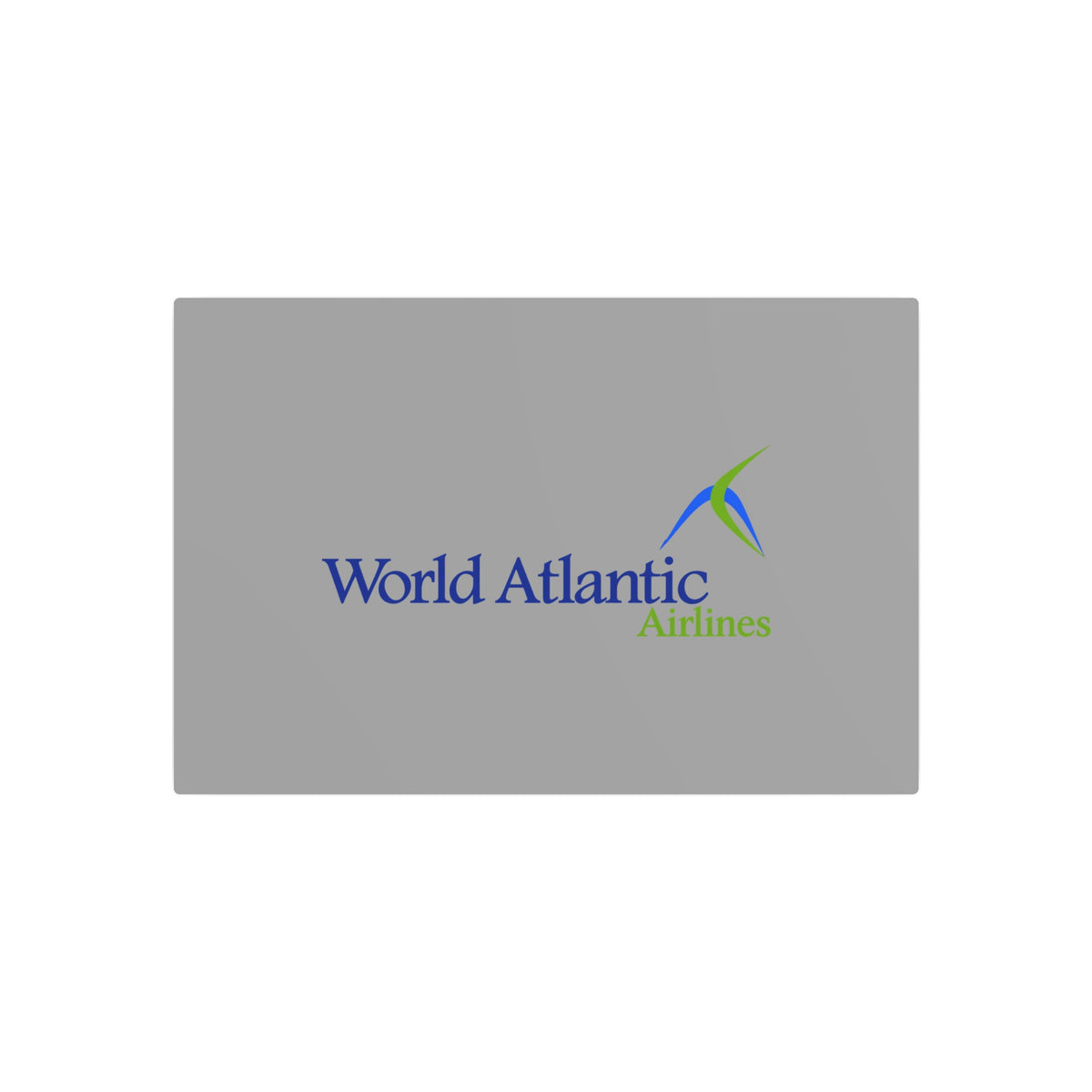 World Atlantic Airlines Metal Sign