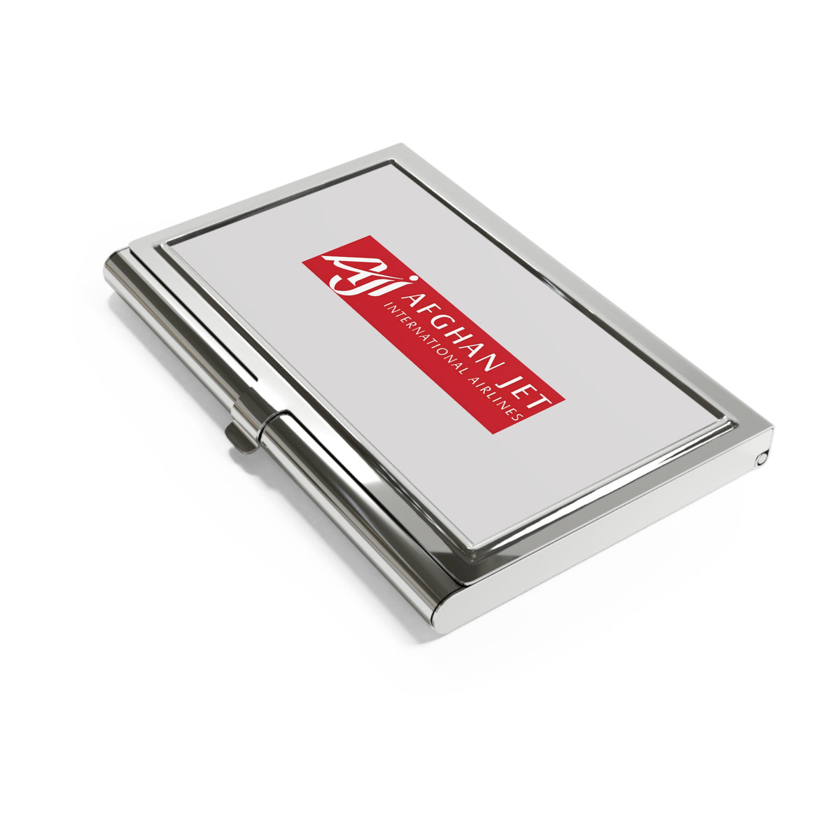 Afghan Jet International Airlines Metal Business Card Holder