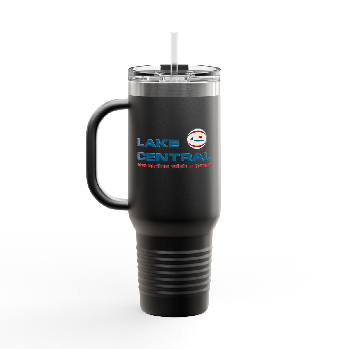 Lake Central Airlines 40oz Insulated Travel Mug Stainless Tumbler