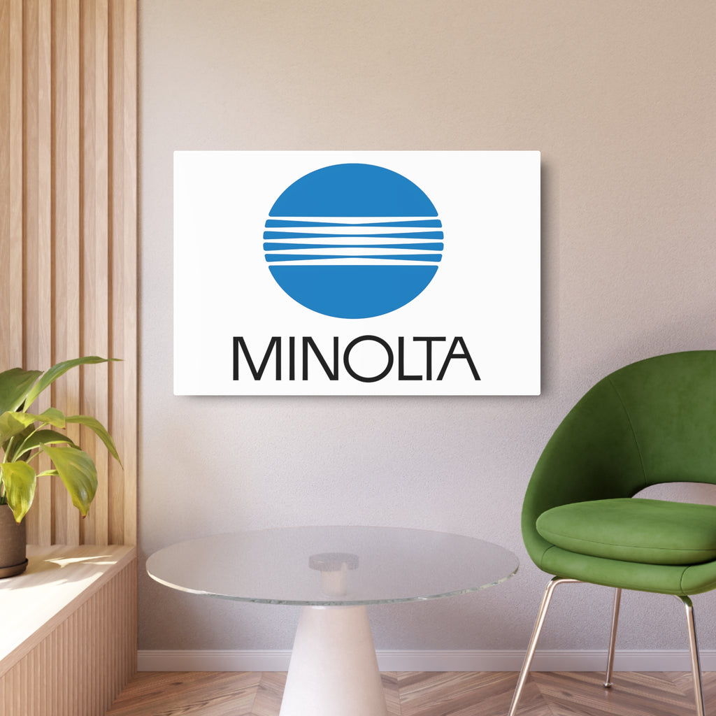 Minolta Metal Sign