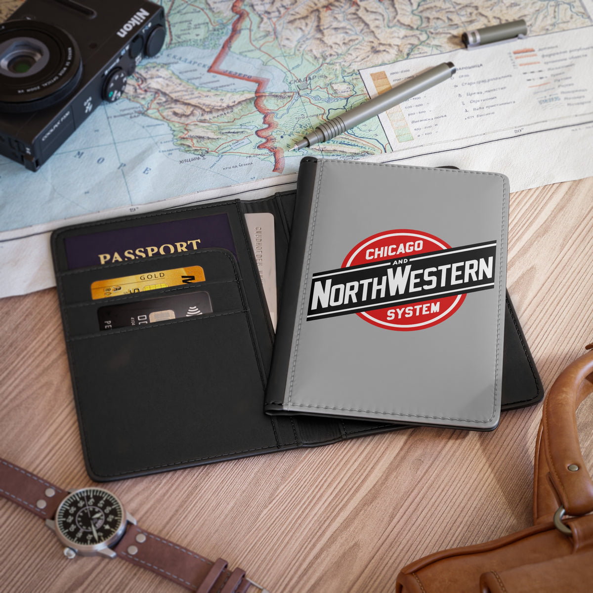 Chicago and North Western Railway Passport Cover