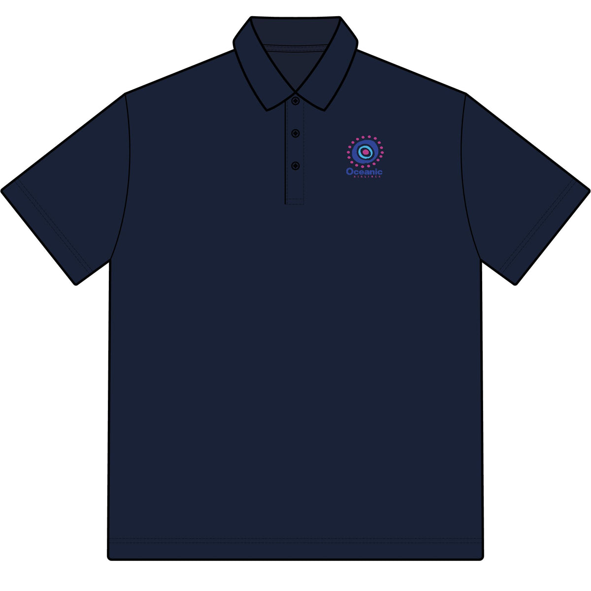 Oceanic Airlines Cotton Polo Shirt