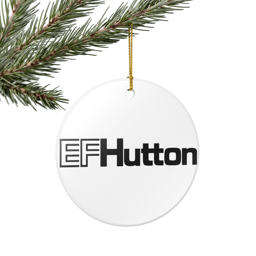E. F. Hutton Ceramic Ornament