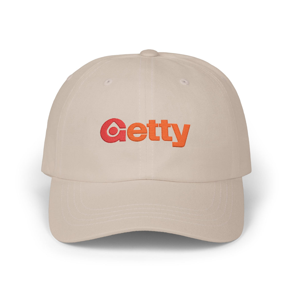 Getty Oil Embroidered Dad Cap Hat