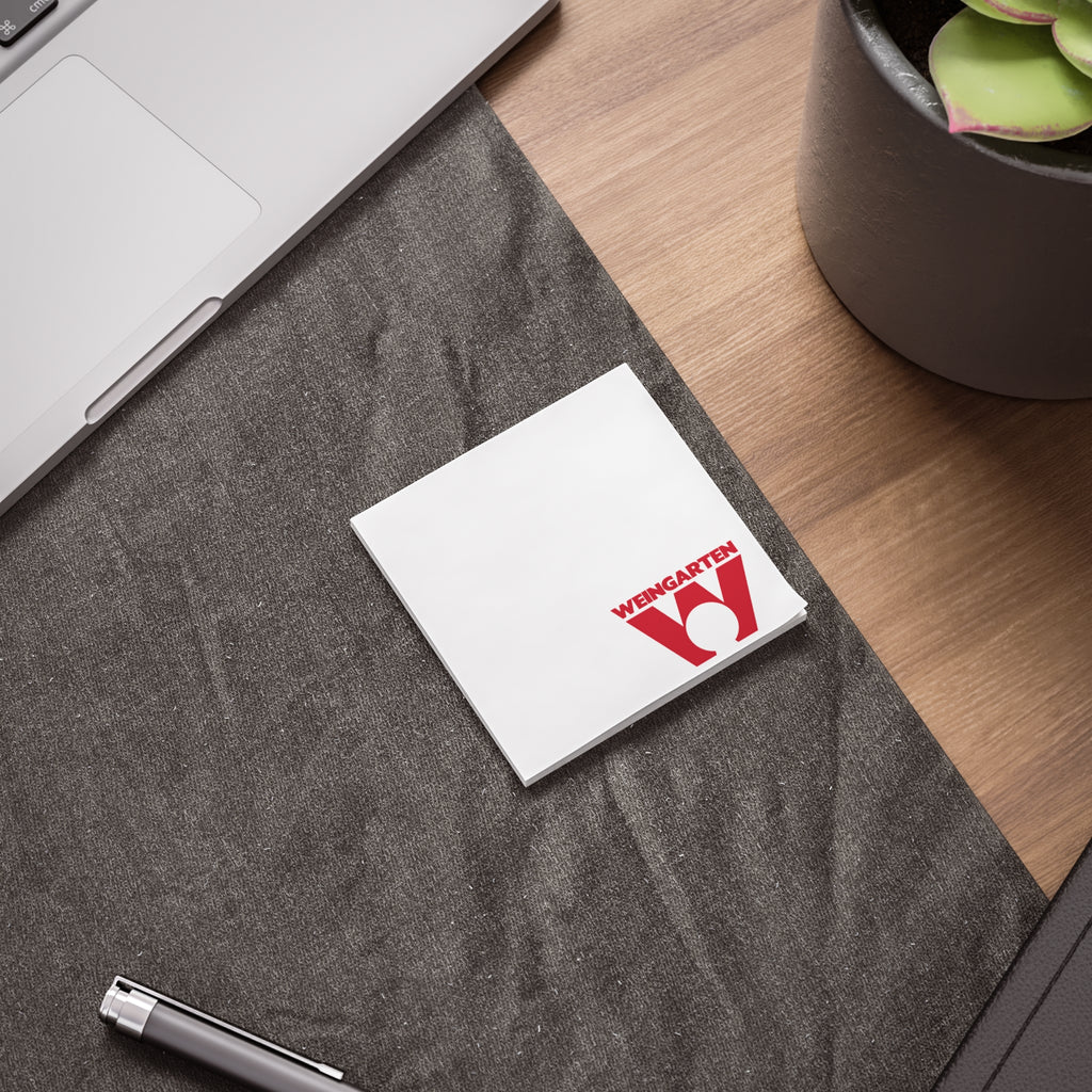 Weingarten's Sticky Post-it Note Pad