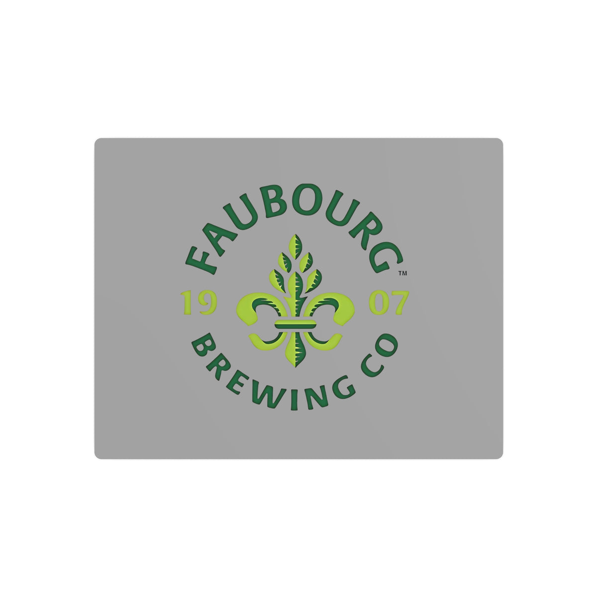 Faubourg Brewing Metal Sign