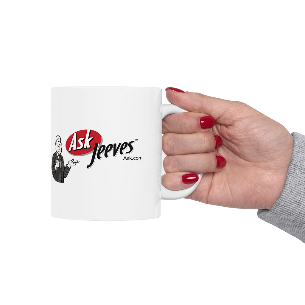 Ask Jeeves Ceramic Coffee Mug