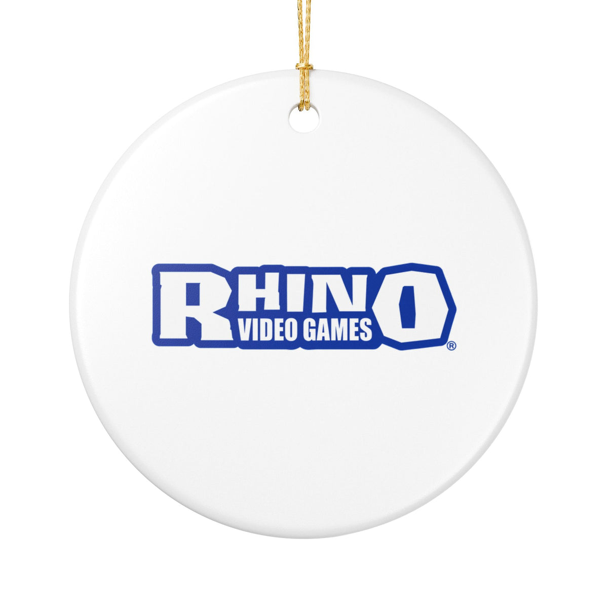 Rhino Video Games Ceramic Ornament