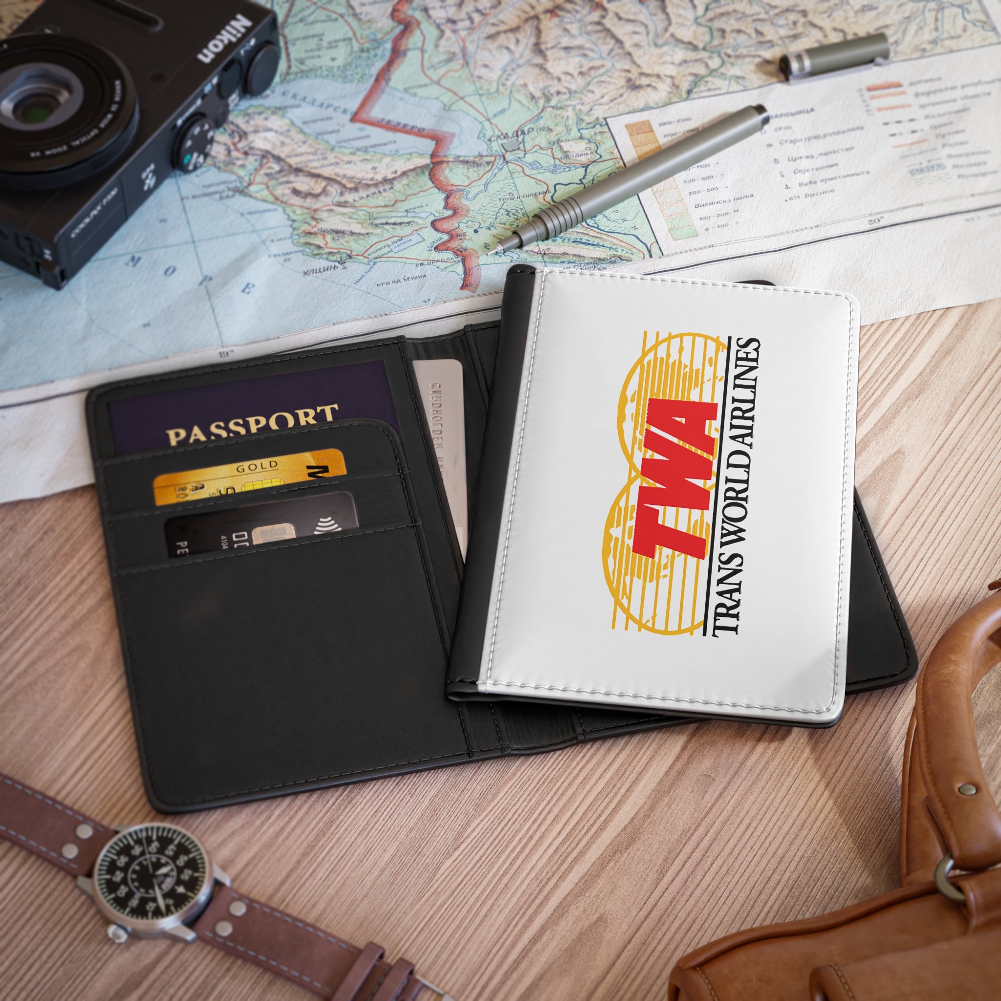 Trans World Airlines (TWA) Passport Cover