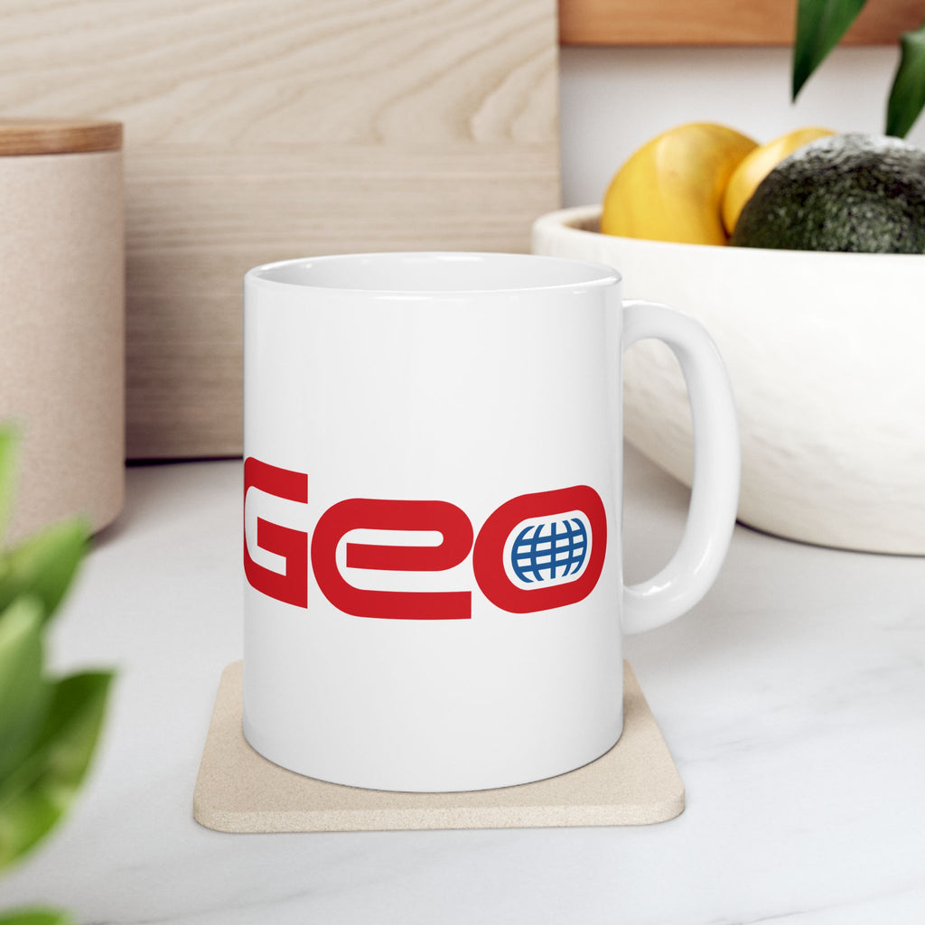 Geo Ceramic Coffee Mug