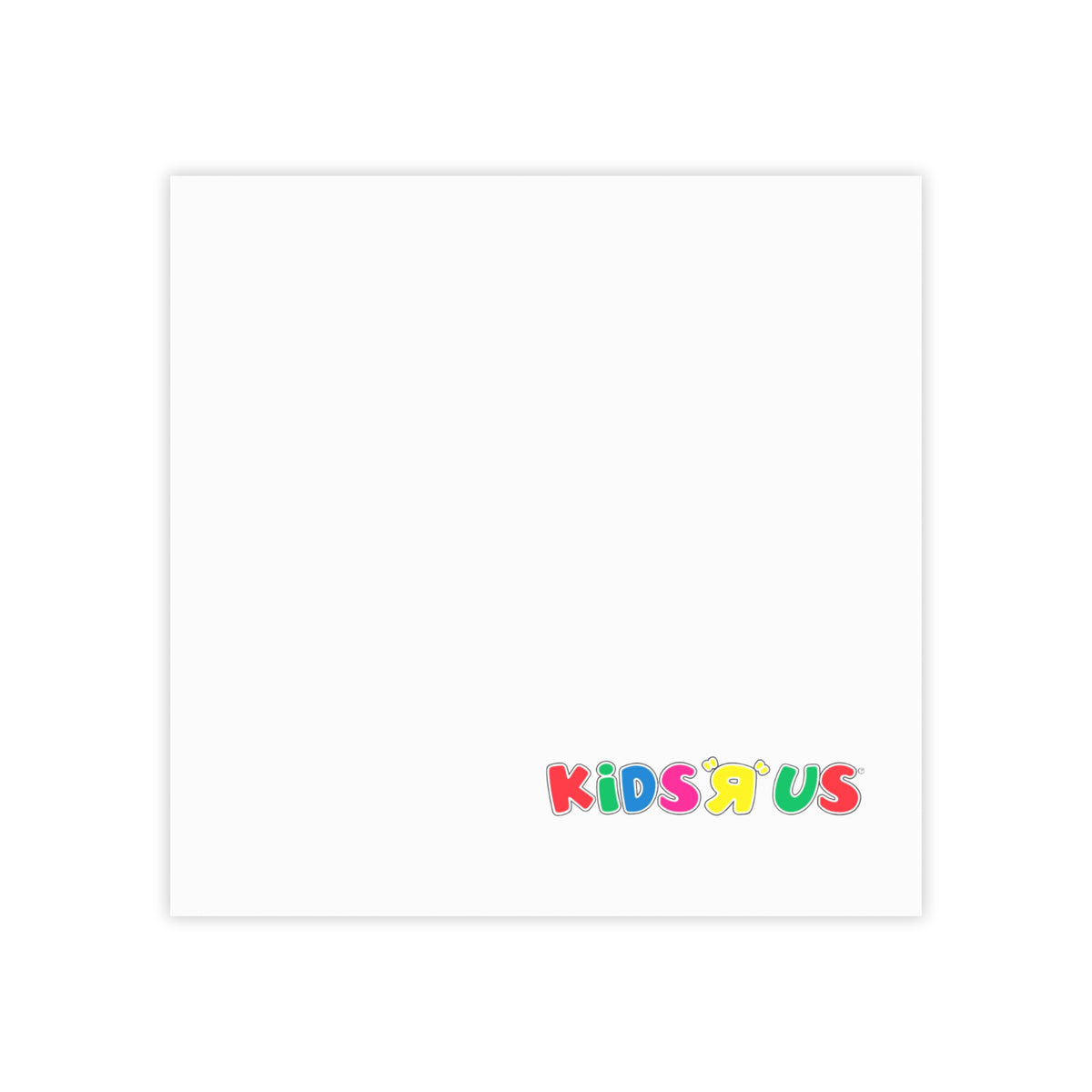 Kids R Us Sticky Post-it Note Pad