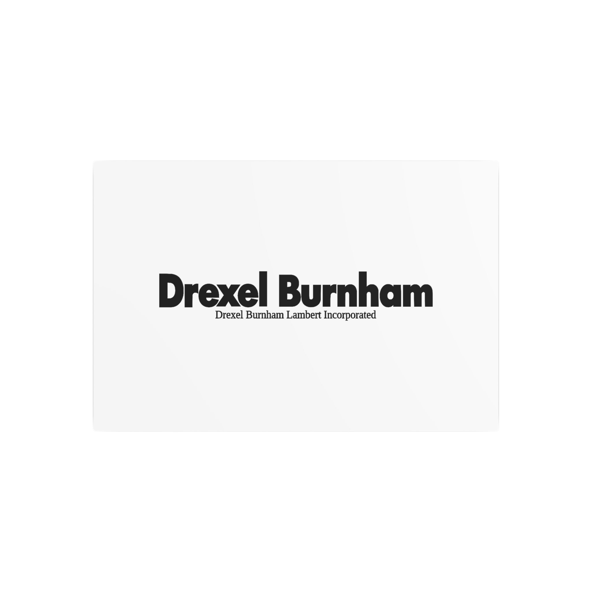 Drexel Burnham Lambert Metal Sign