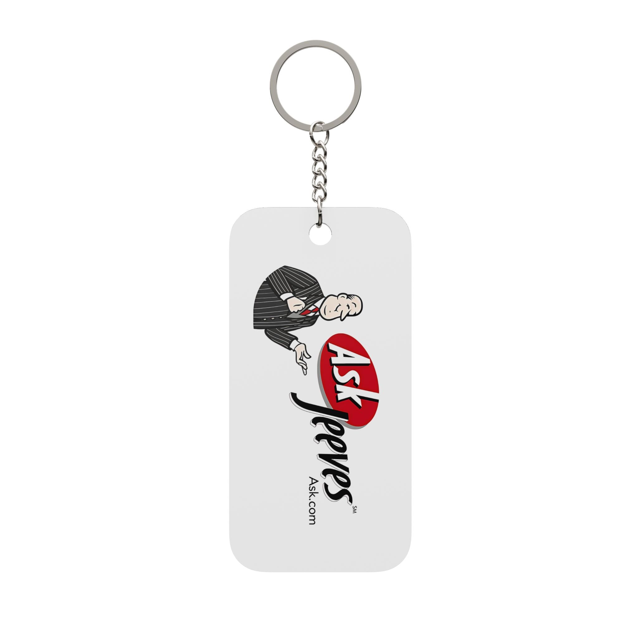 Ask Jeeves Double-Sided Keychain Charm