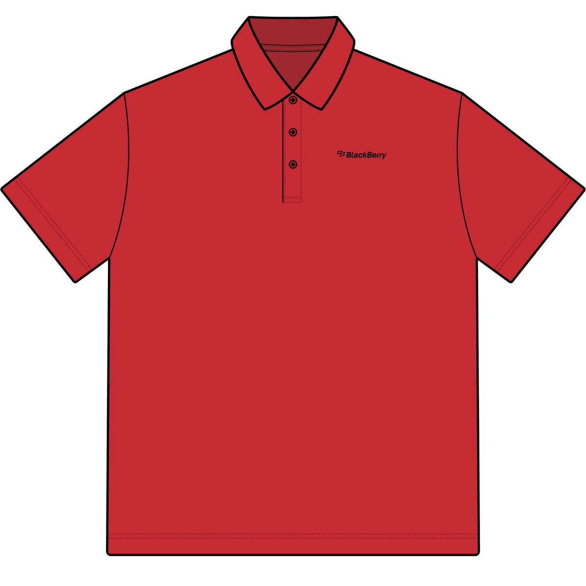 BlackBerry Cotton Polo Shirt