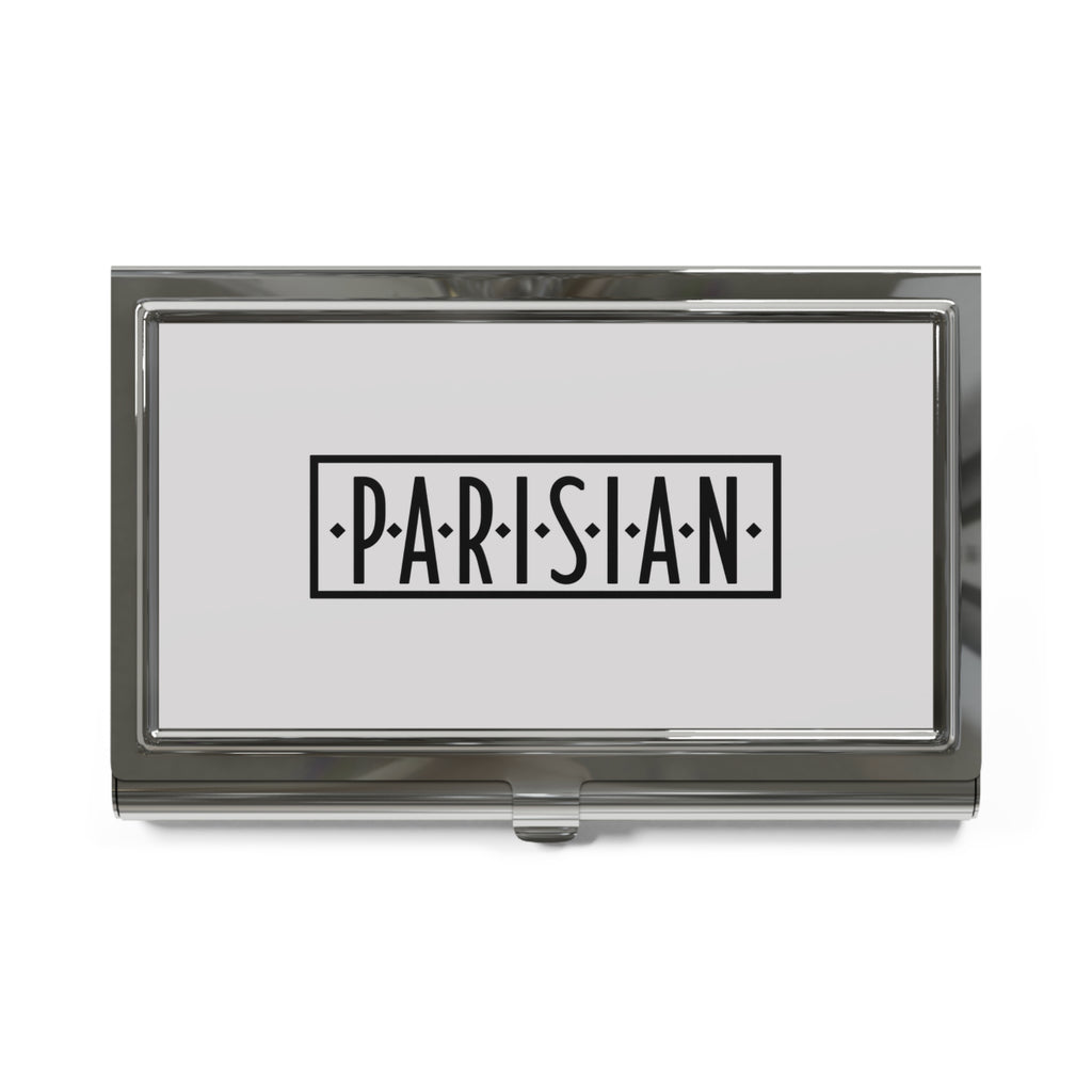 Parisian Metal Business Card Holder