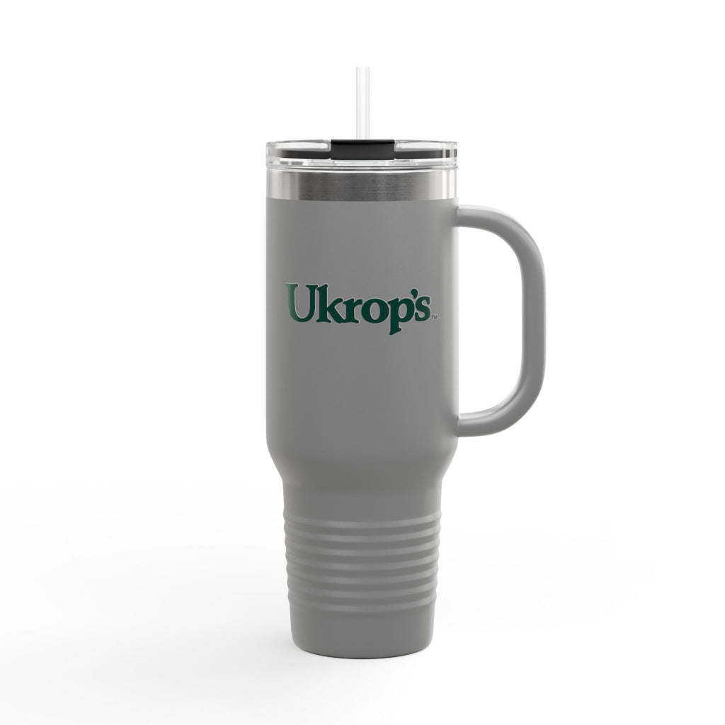Ukrop's Super Markets 40oz Insulated Travel Mug Stainless Tumbler