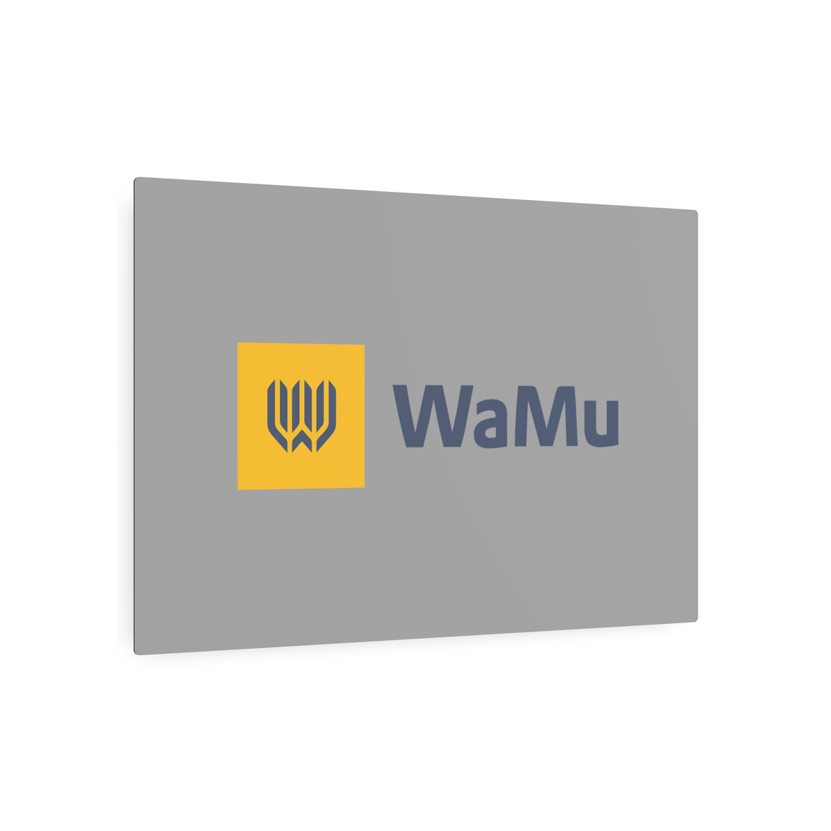 Washington Mutual (WaMu) Metal Sign