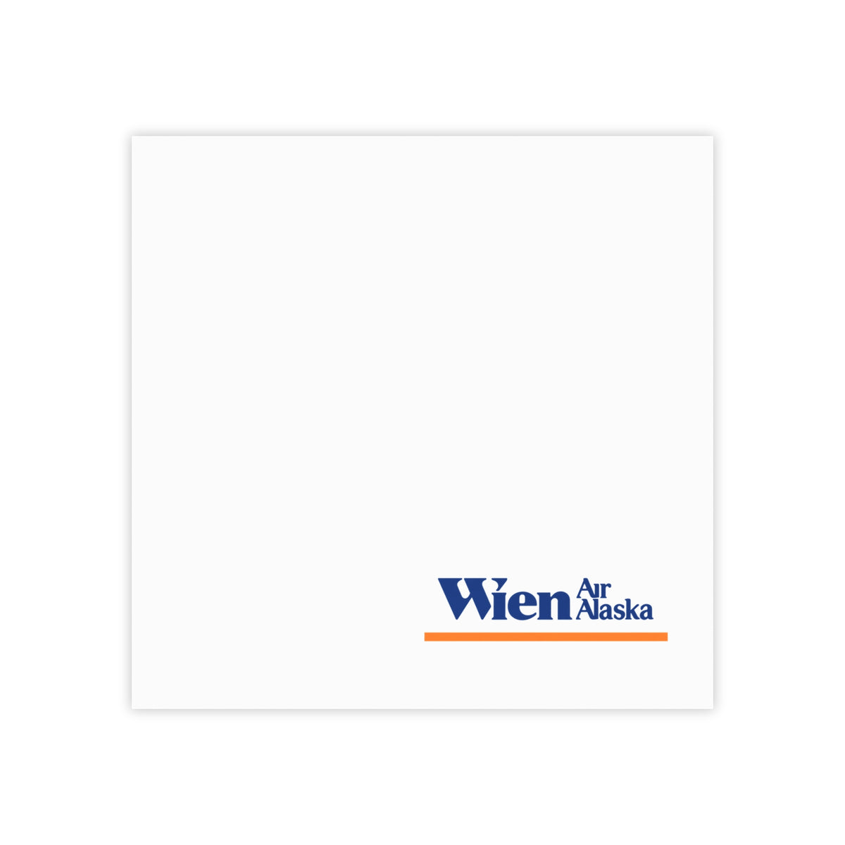 Wien Air Alaska Sticky Post-it Note Pad