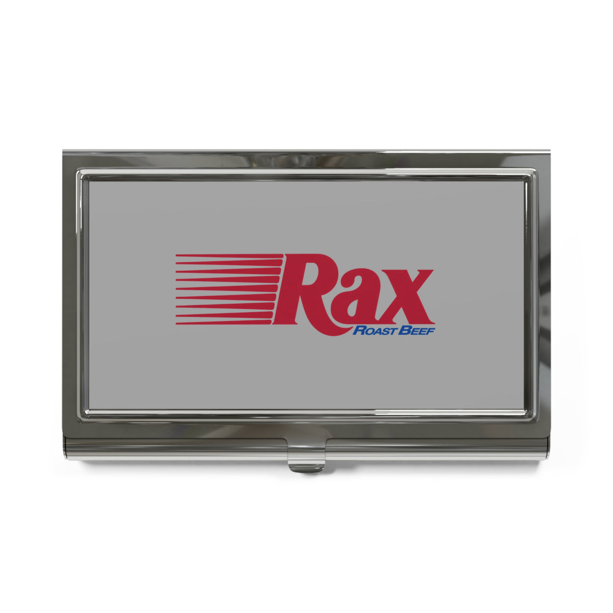 Rax Roast Beef Metal Business Card Holder