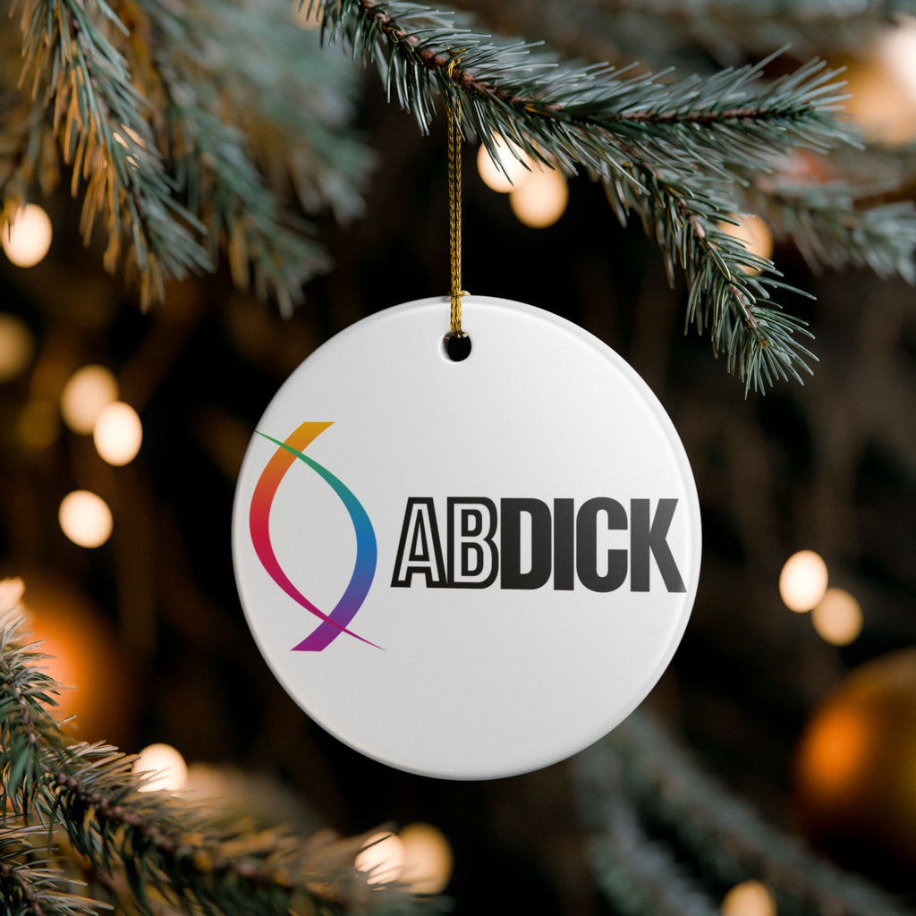 A. B. Dick Company Ceramic Ornament
