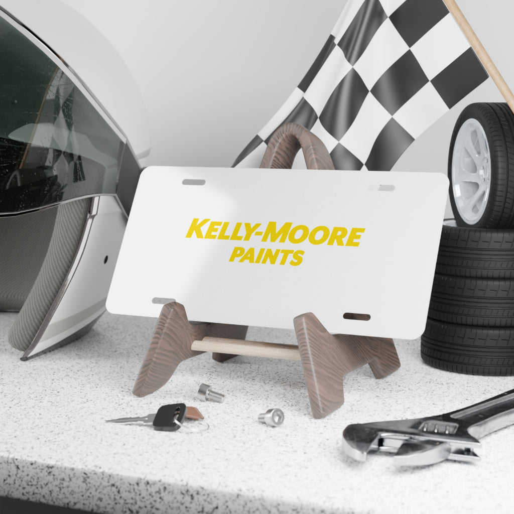 Kelly-Moore Paints Vanity License Plate