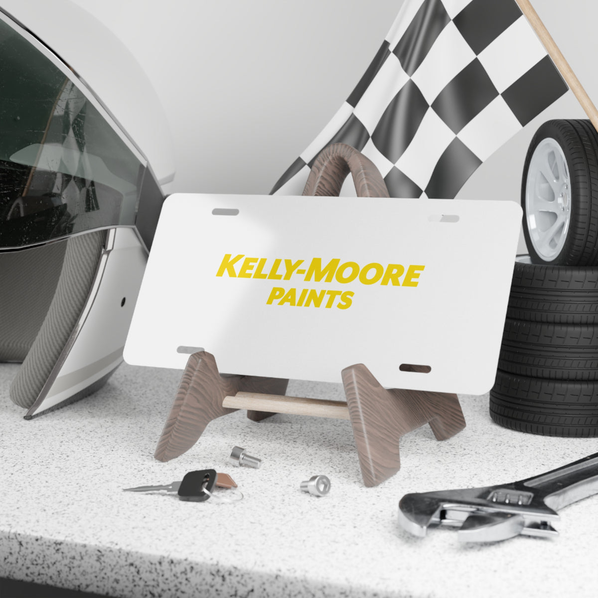 Kelly-Moore Paints Vanity License Plate